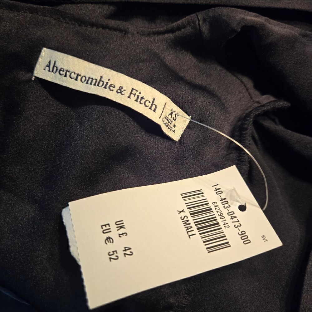 Abercrombie Open Back Top with Two Bow Ties Silky… - image 14